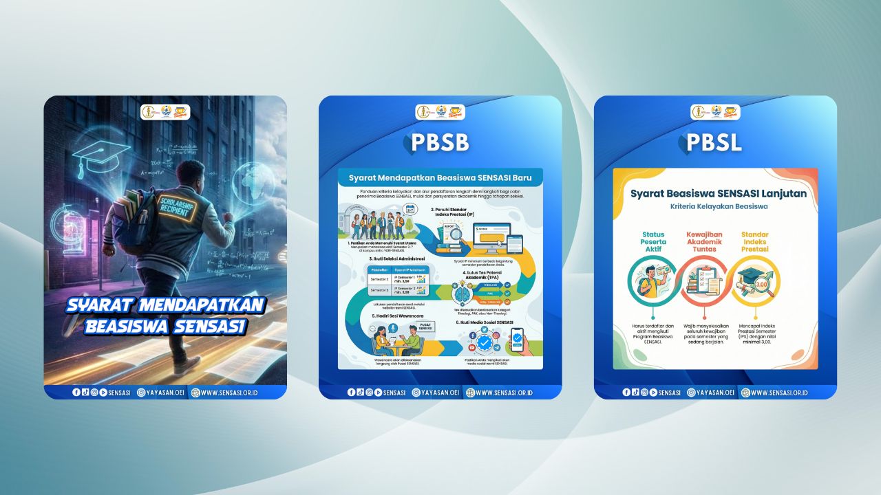 Syarat Mendapatkan Beasiswa SENSASI